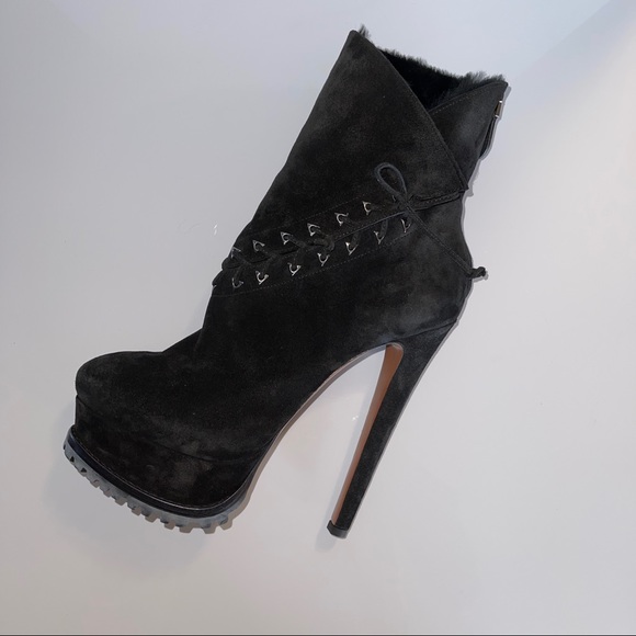 ALAÏA Black Platform Boots Size EU 41 / US 11 - Picture 10 of 14